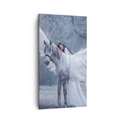 Quadro em tela - Momento inspirado - 45x80 cm