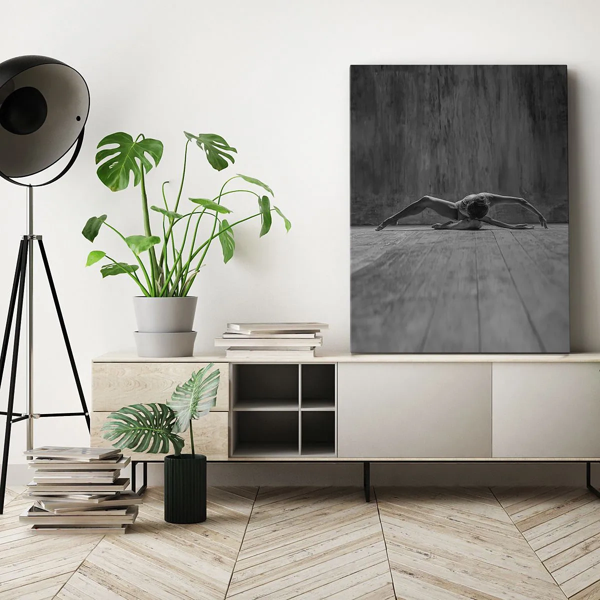 Quadro em tela - Simetria encontrada - 50x70 cm