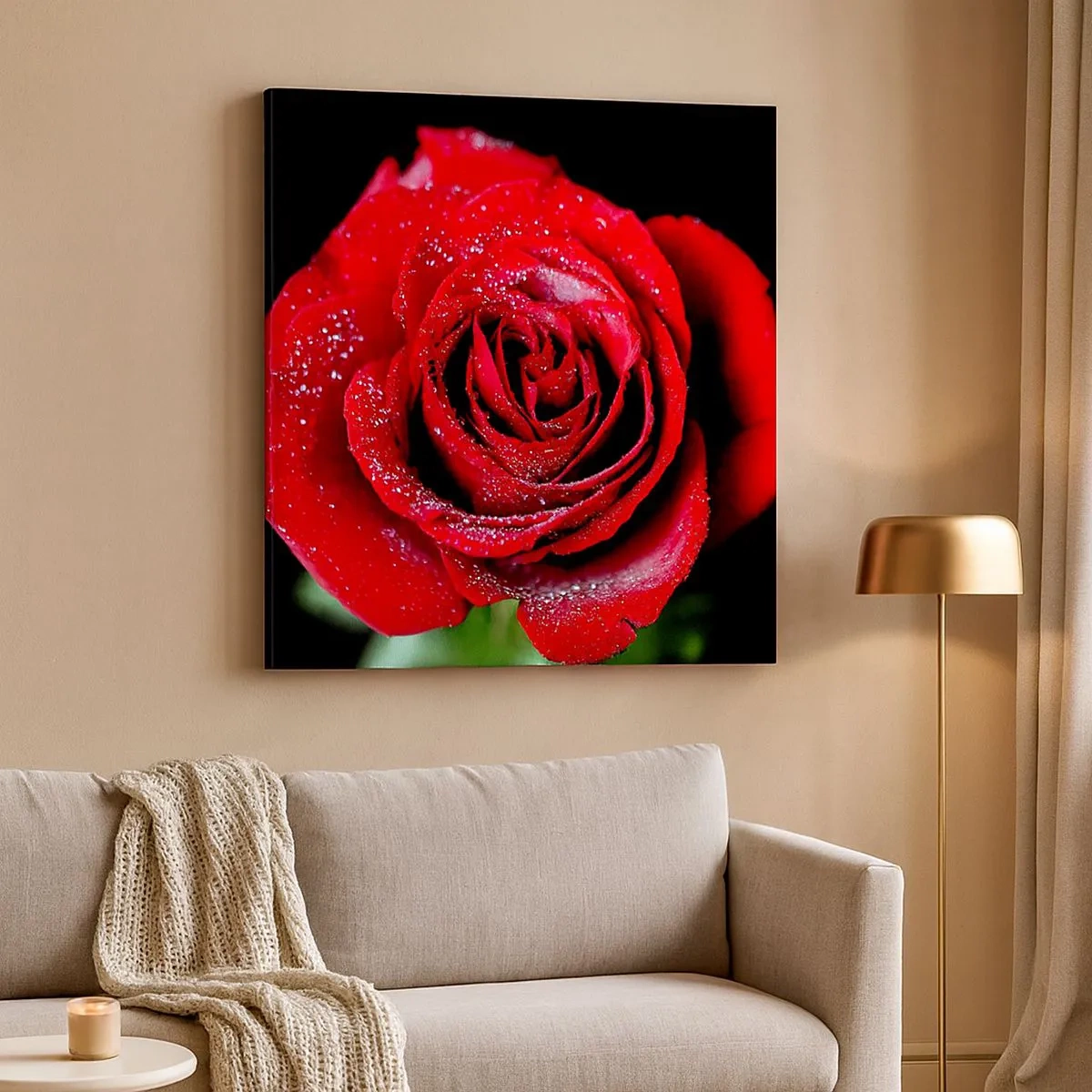 Quadro em tela - Isso é amor - 30x30 cm