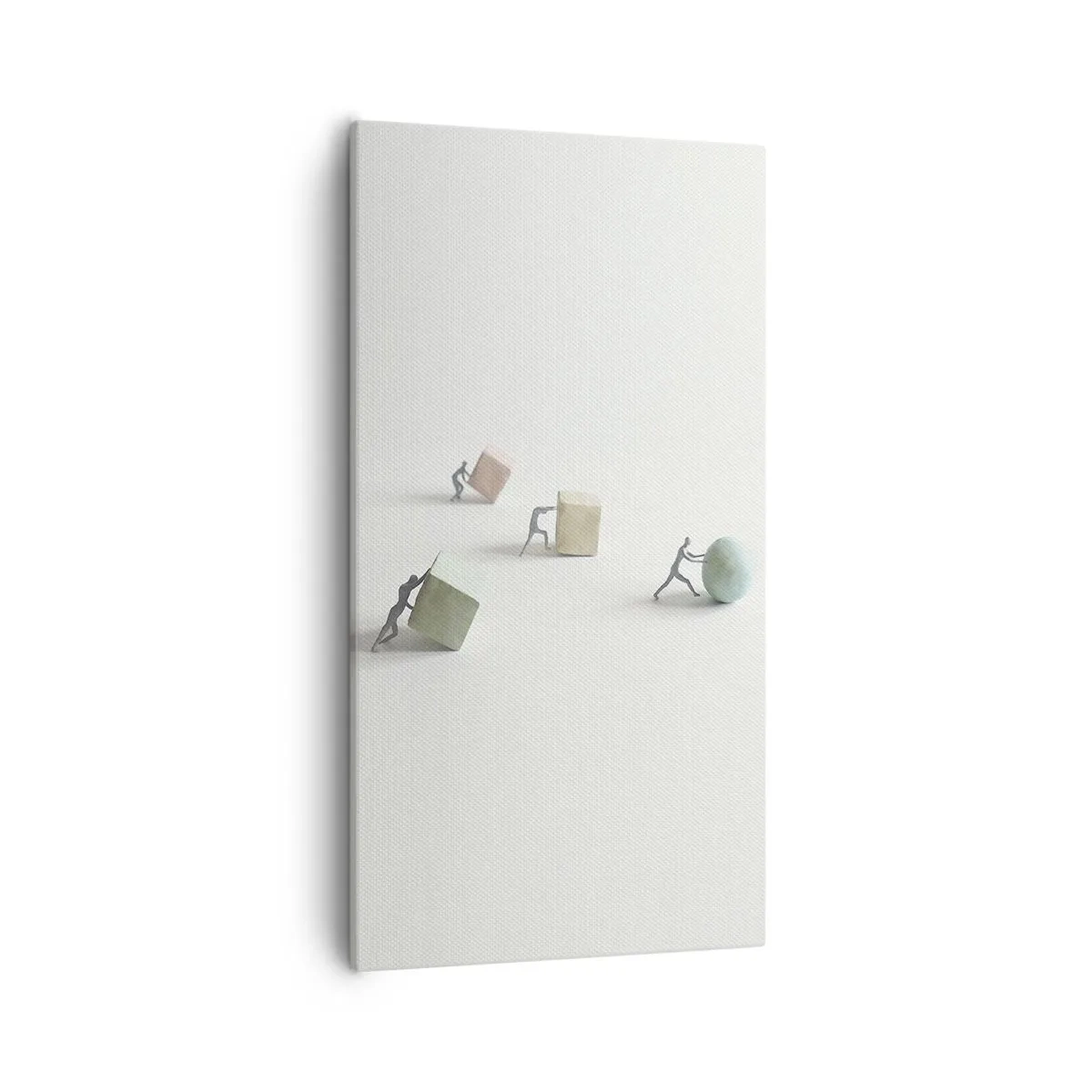 Quadro em tela - É a vida - 55x100 cm