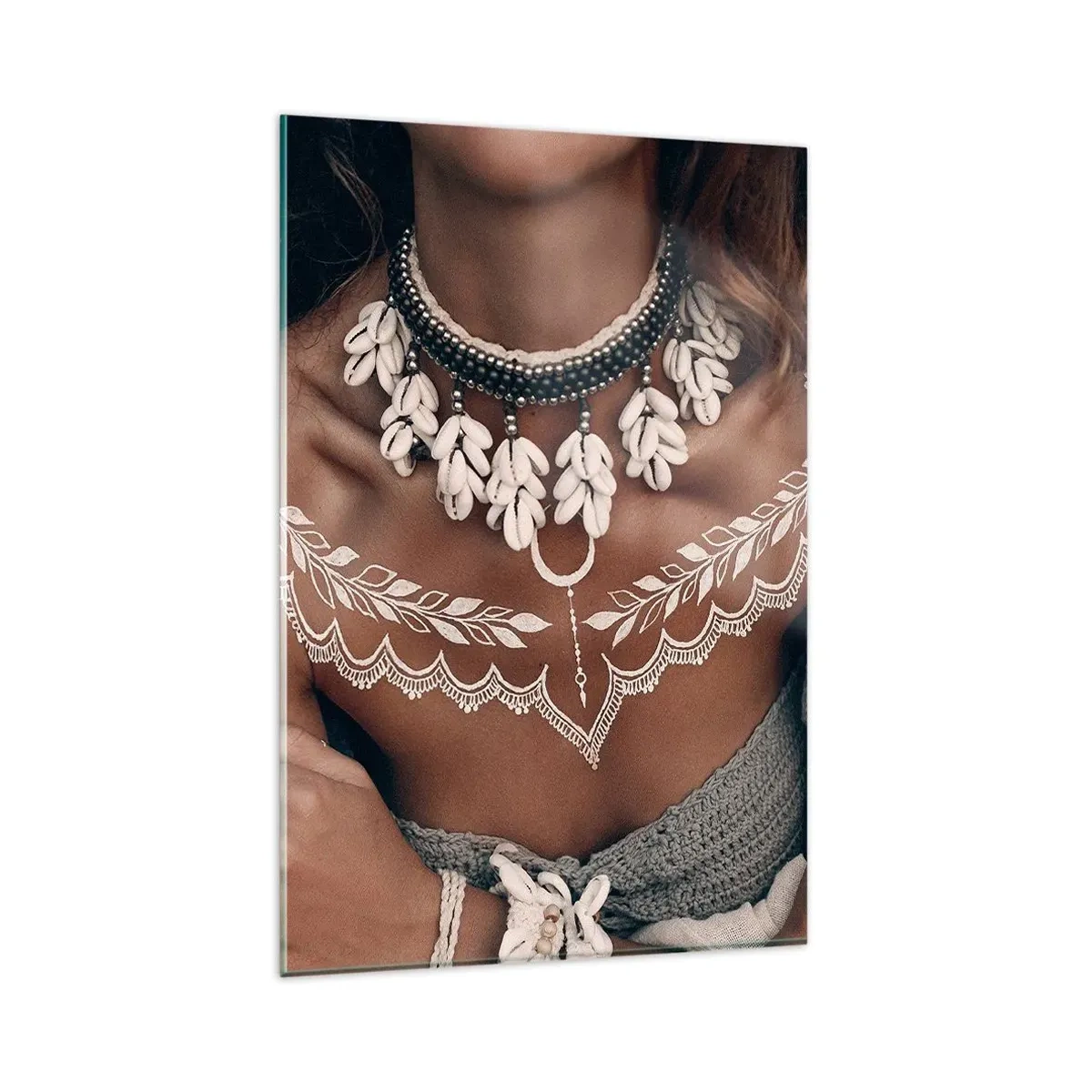 Quadro em vidro - Talismãs, rituais de feminilidade - 80x120 cm