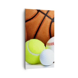 Quadro em tela - Adoramos uma bola! - 65x120 cm