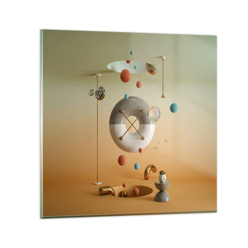 Quadro em vidro - Nada pode acontecer - 70x70 cm