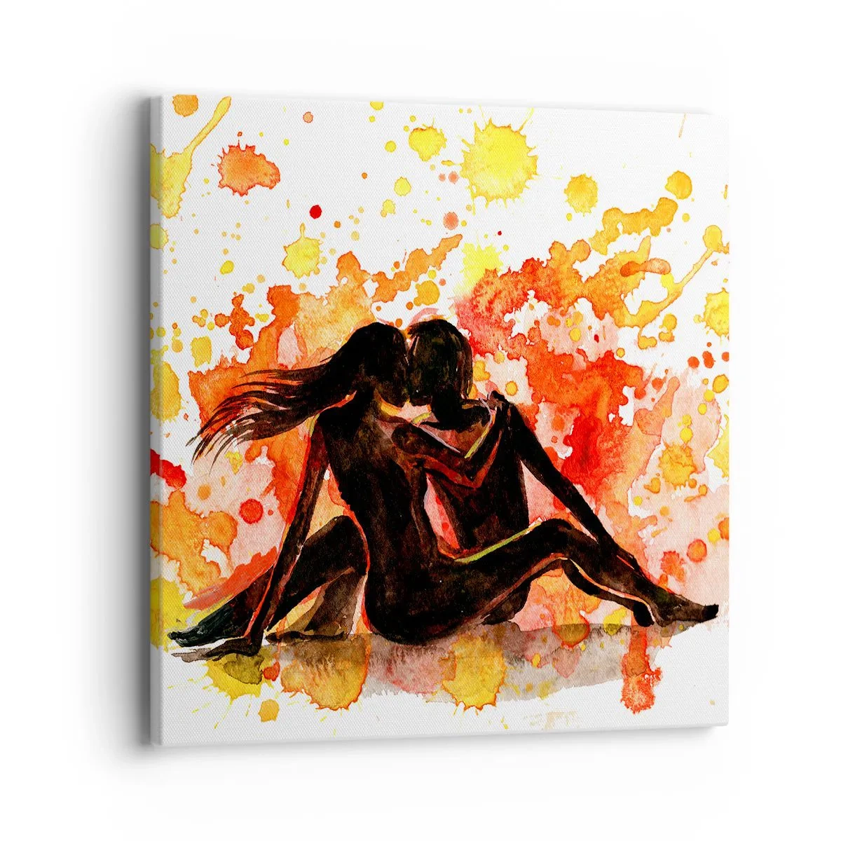 Quadro em tela - E fez-se a luz - 40x40 cm