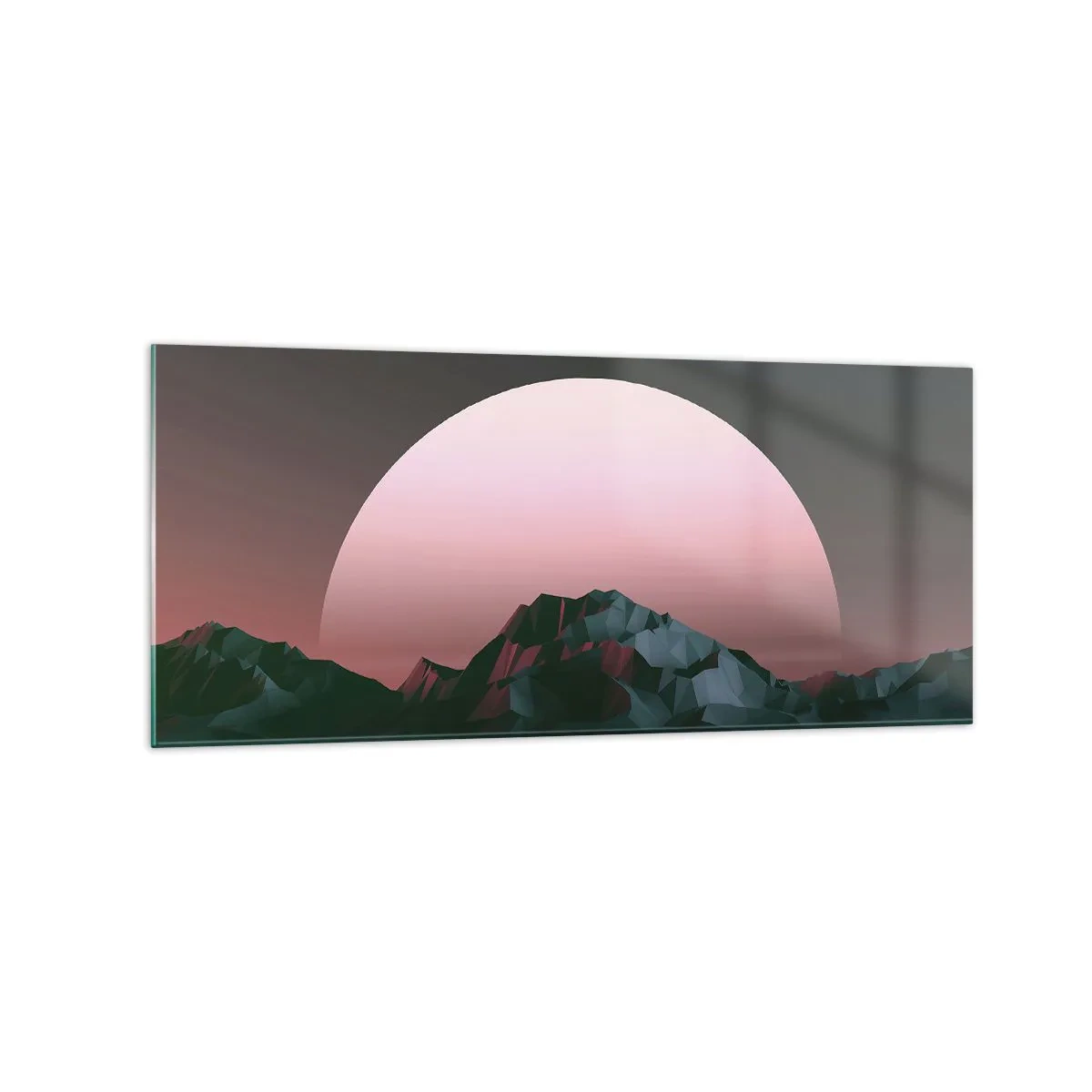 Quadro em vidro - Numa galáxia vizinha - 120x50 cm