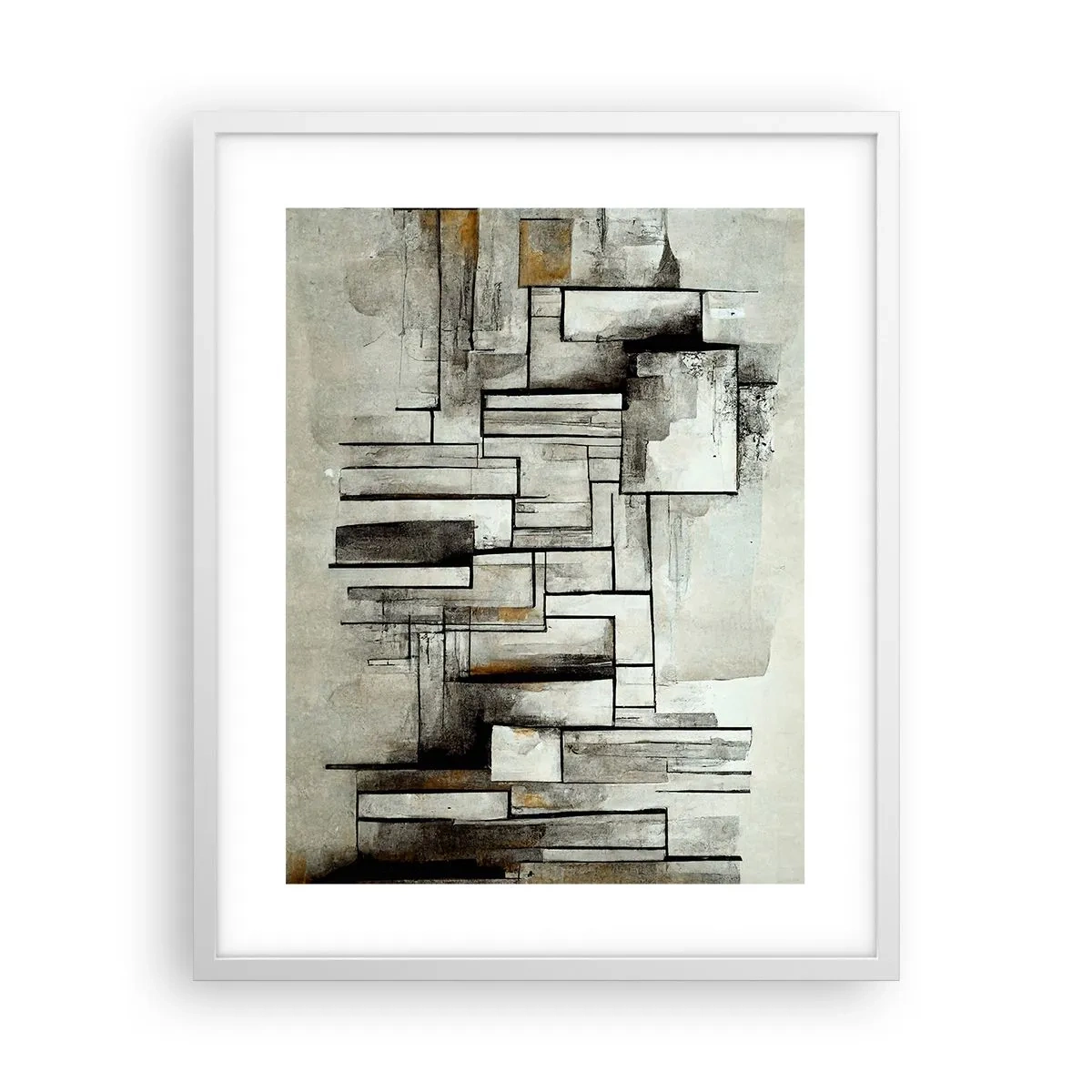 Pôster em moldura branca - O poder da simplicidade - 40x50 cm