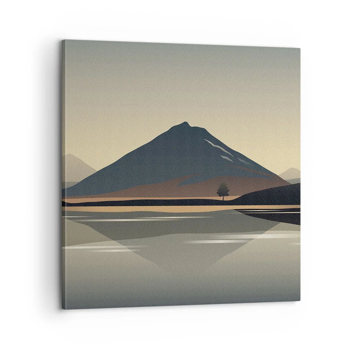 Quadro em tela - Reflexo de espelho - 60x60 cm