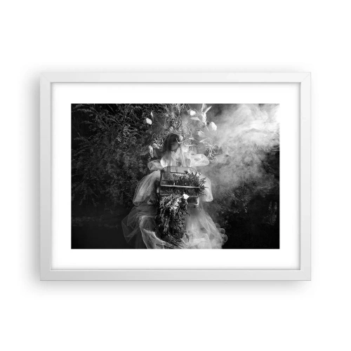 Pôster em moldura branca - A própria mãe – natureza - 40x30 cm