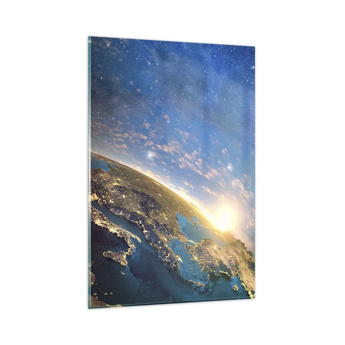 Quadro em vidro - Vamos olhar para nós mesmos à distância - 80x120 cm