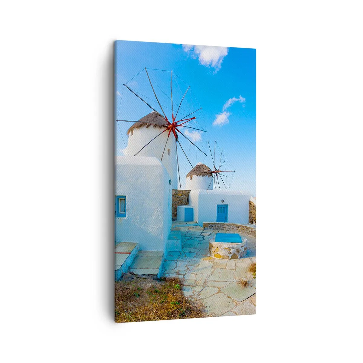 Quadro em tela - Vento azul do mar - 45x80 cm