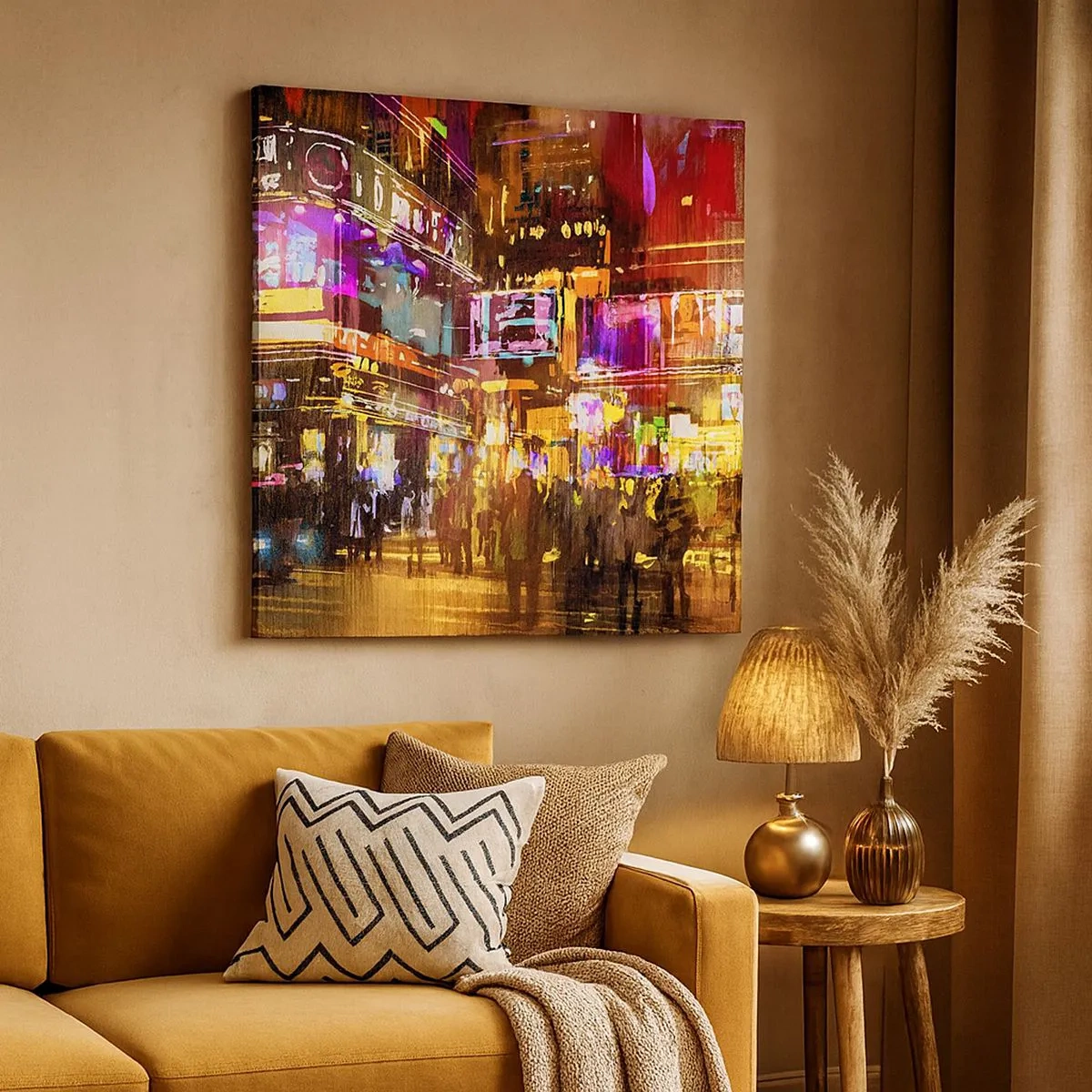 Quadro em tela - Num mar de luz - 30x30 cm