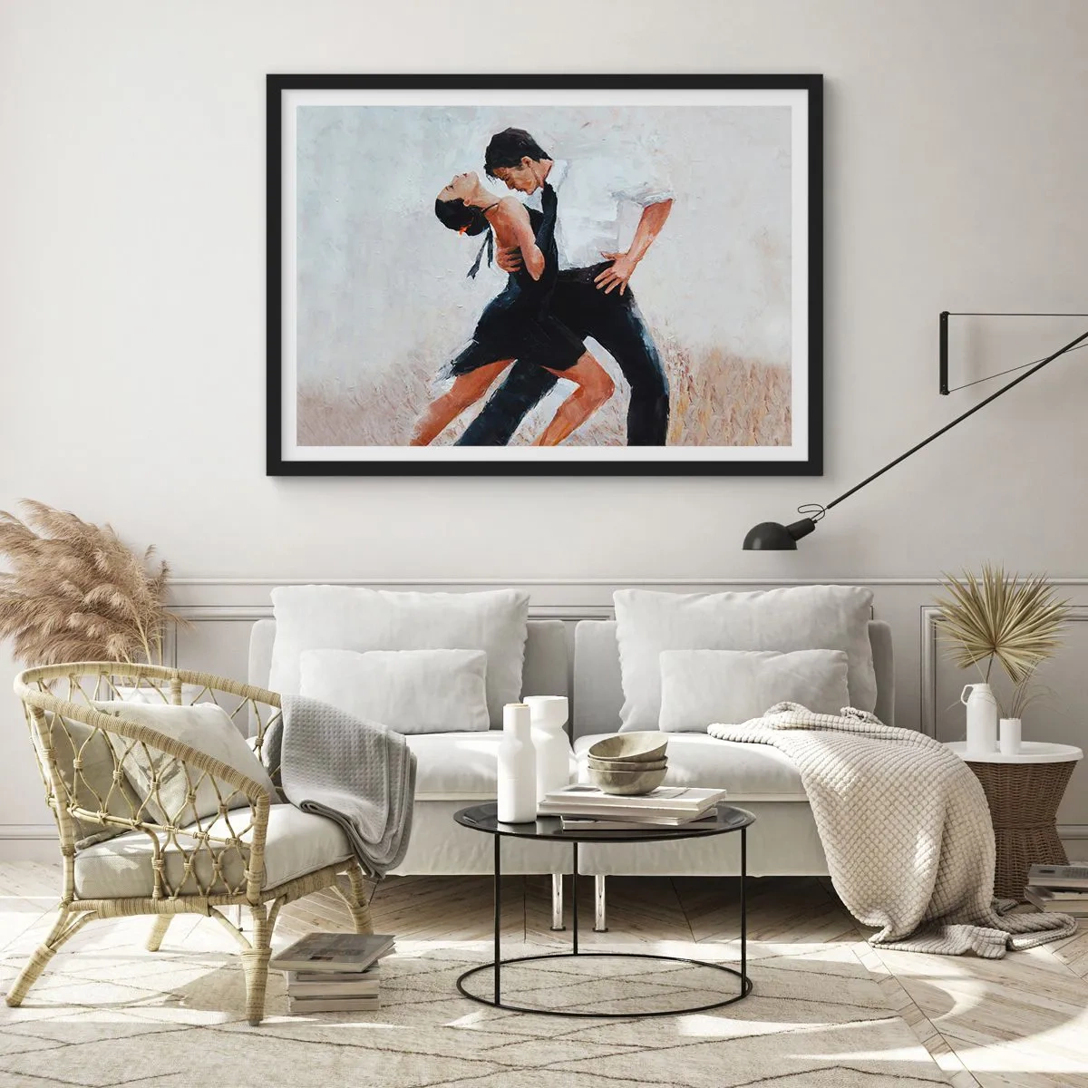 Pôster com moldura preta - O tango dos meus sonhos  - 70x50 cm