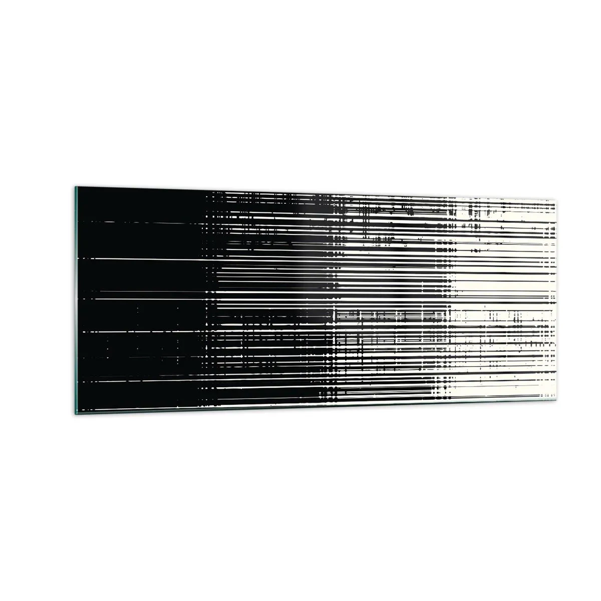 Quadro em vidro - Ondas e vibrações - 100x40 cm