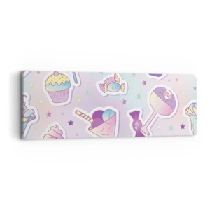 Quadro em tela - Tenha um aniversário todos os dias - 90x30 cm