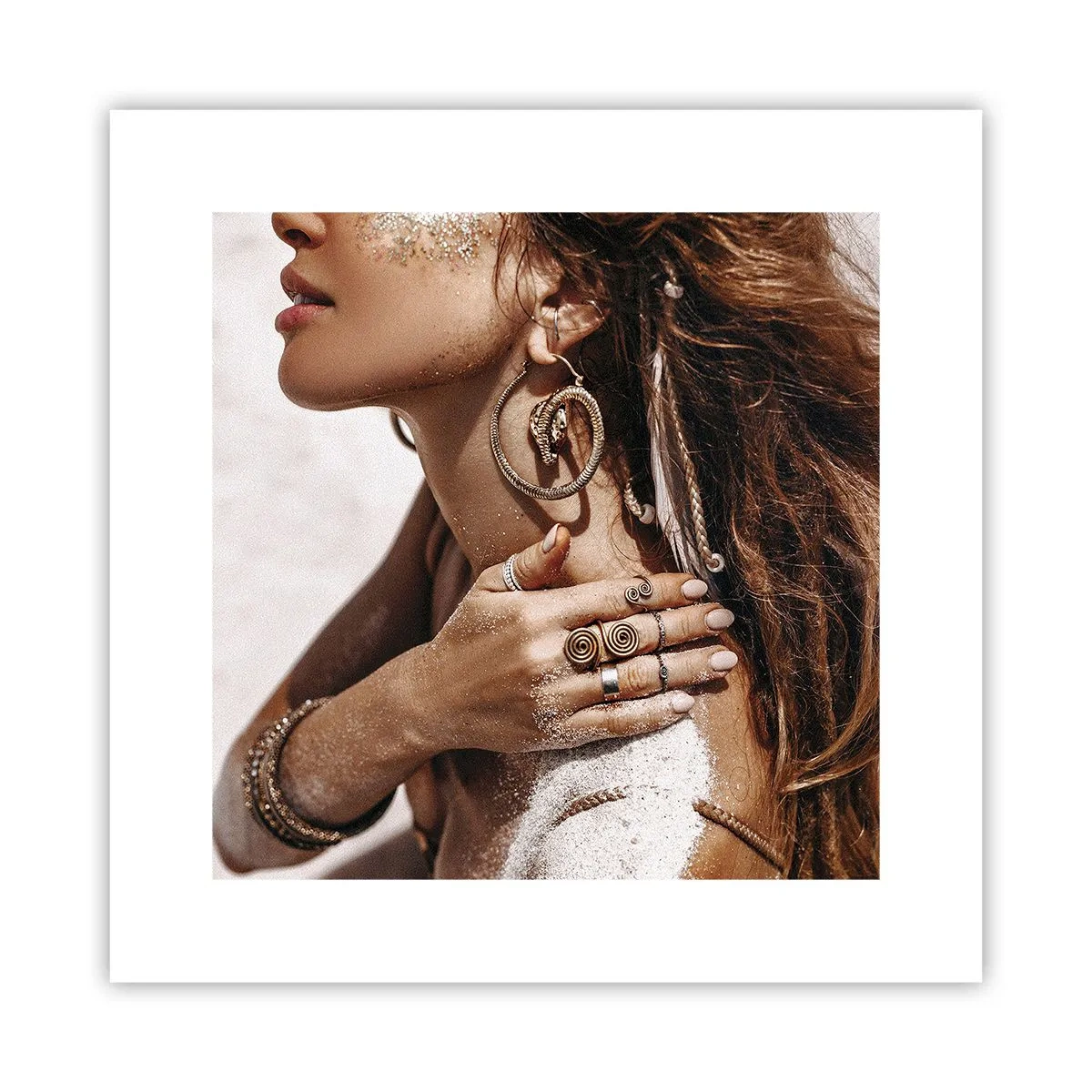 Pôster - A rainha da praia selvagem - 30x30 cm