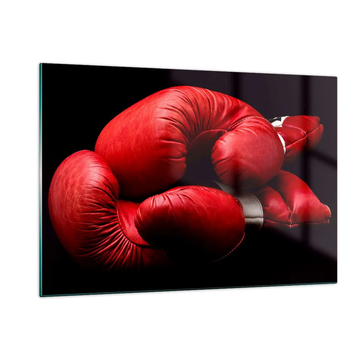 Quadro em vidro - As emoções da luta ficaram para trás - 120x80 cm