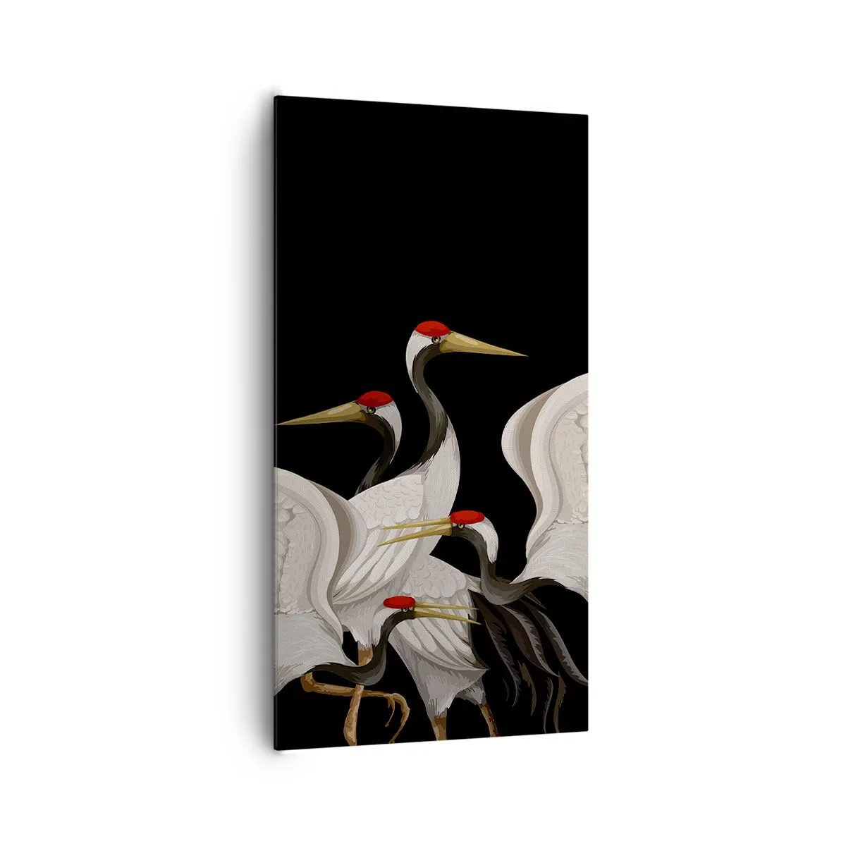 Quadro em tela - Assuntos de aves - 65x120 cm