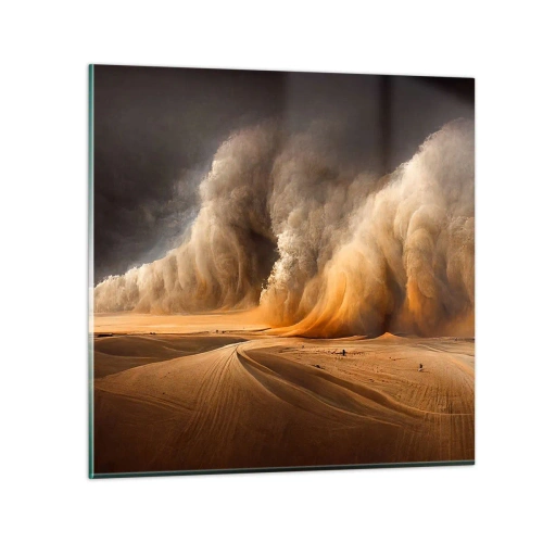 Quadro em vidro - A Ira do Deserto - 30x30 cm