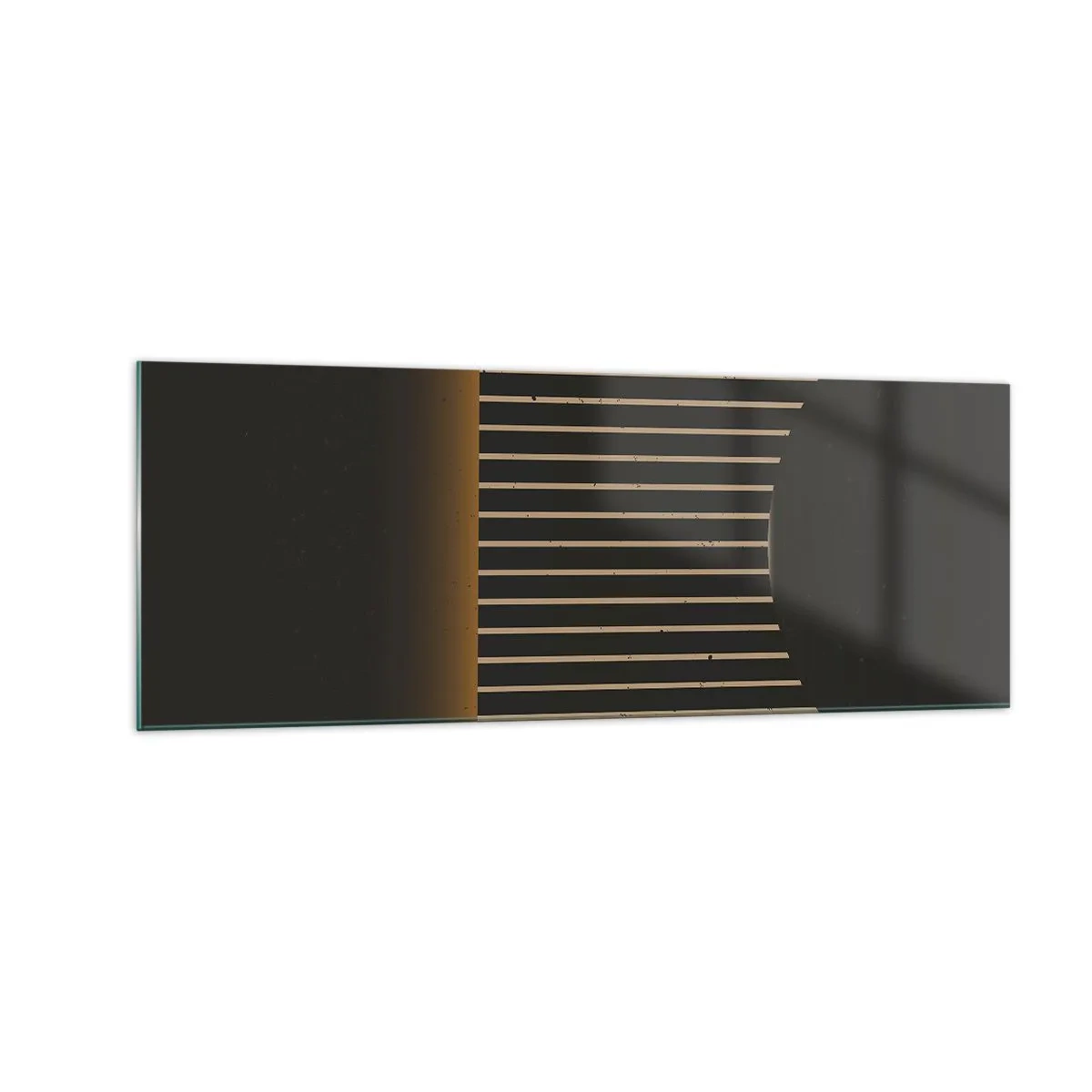 Quadro em vidro - Explorar a escuridão - 140x50 cm