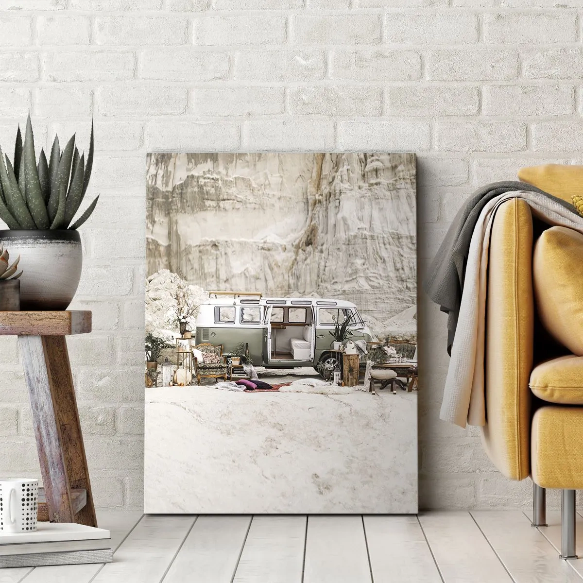 Quadro em tela - É hora de começar a jornada - 65x120 cm