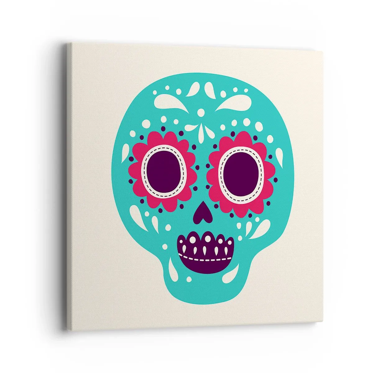 Quadro em tela - Vida – diversão até a morte - 40x40 cm