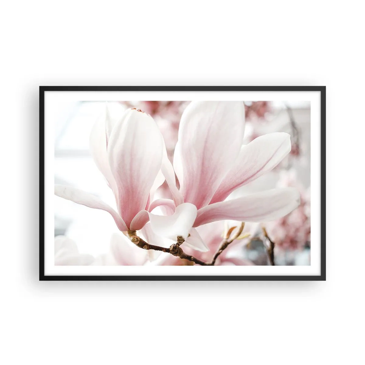 Pôster com moldura preta - Sensibilidade infinita - 91x61 cm