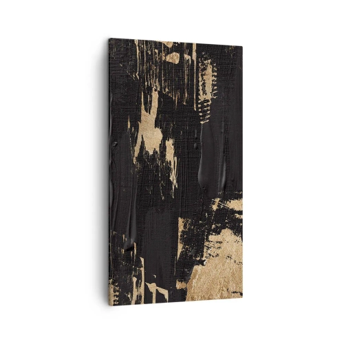 Quadro em tela - Rastro de toque - 45x80 cm