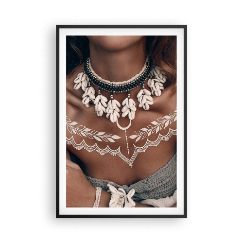 Pôster com moldura preta - Talismãs, rituais de feminilidade - 61x91 cm