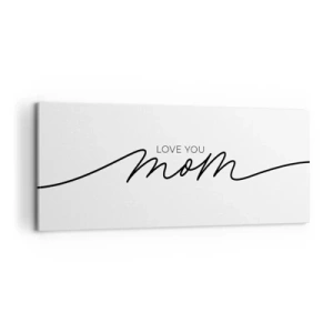 Quadro em tela - Uma grande emoção - 100x40 cm