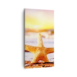Quadro em tela - Presente do mar - 55x100 cm