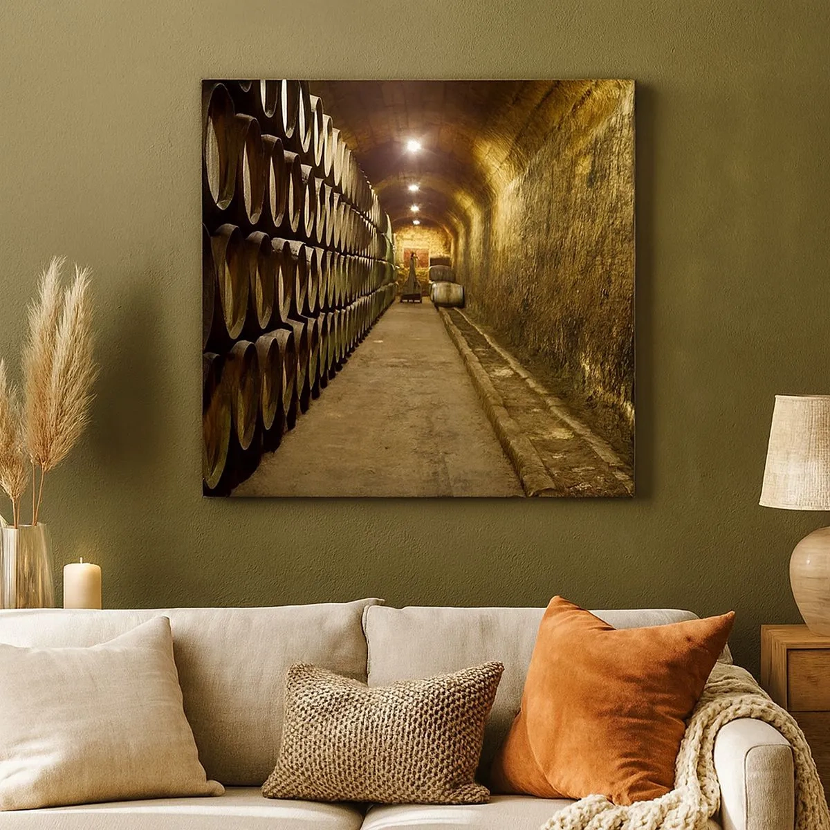 Quadro em tela - É bom deitar-se - 30x30 cm