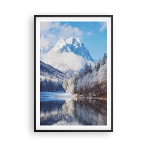 Pôster com moldura preta - Guarda de neve - 61x91 cm