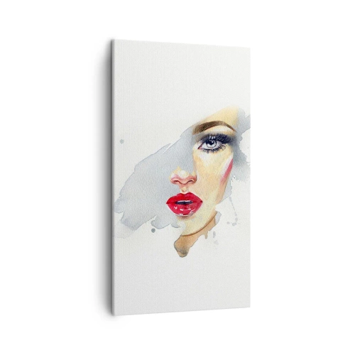 Quadro em tela - Reflexão numa gota de água - 45x80 cm