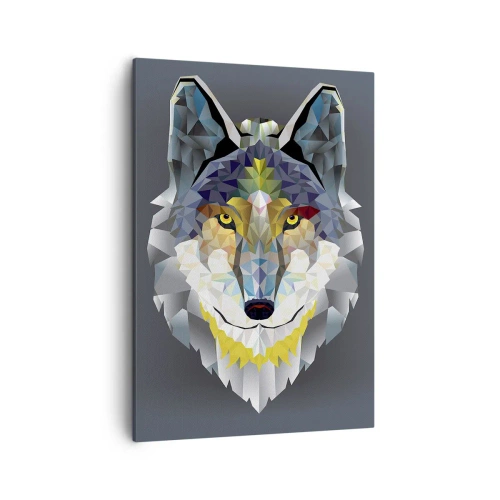 Quadro em tela - Quem não quer ser lobo, não lhe veste a pele - 50x70 cm