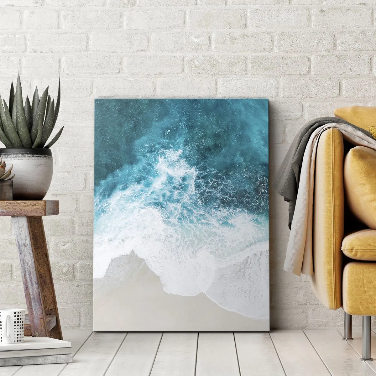 Quadro em tela - Carícia natural - 65x120 cm