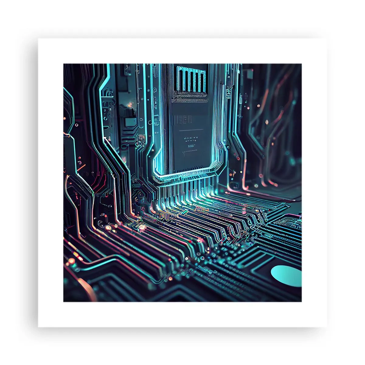Pôster - Só estou a pensar... - 40x40 cm