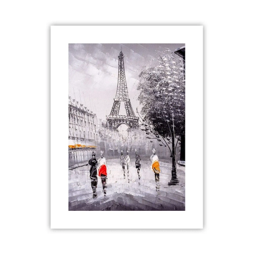 Pôster - Passeio em Paris - 30x40 cm