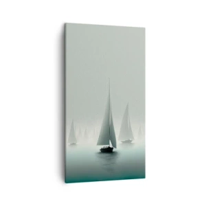 Quadro em tela - Feito de neblina - 45x80 cm