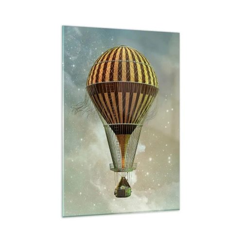 Quadro em vidro - Voos pioneiros - 80x120 cm