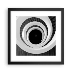 Pôster com moldura preta - Ao âmago - 30x30 cm