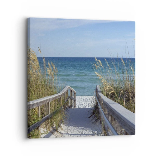 Quadro em tela - Ao sol, ao vento - 30x30 cm