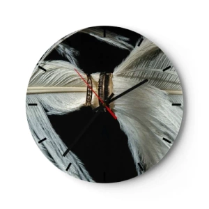 Relógio de parede - Relógio em vidro - ...todos os dias da nossa vida... - 40x40 cm