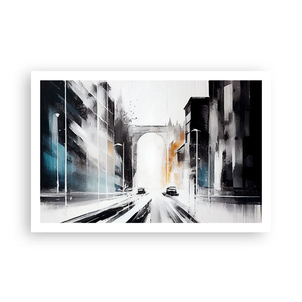 Pôster - Estudo da cidade: arquitetura e movimento - 91x61 cm