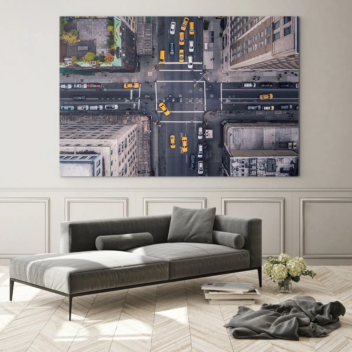 Quadro em vidro - Escolha simples - 120x80 cm