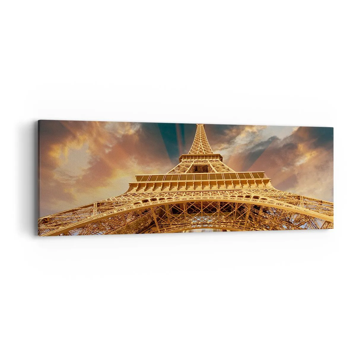 Quadro em tela - Como a humanidade chegou ao céu - 90x30 cm