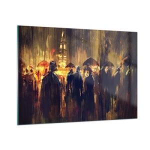 Quadro em vidro - Os seguidores da chuva - 100x70 cm