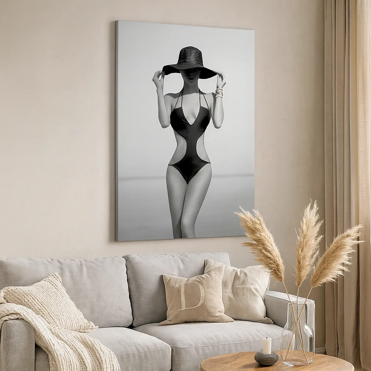 Quadro em tela - Meu nome é: Elegância - 50x70 cm