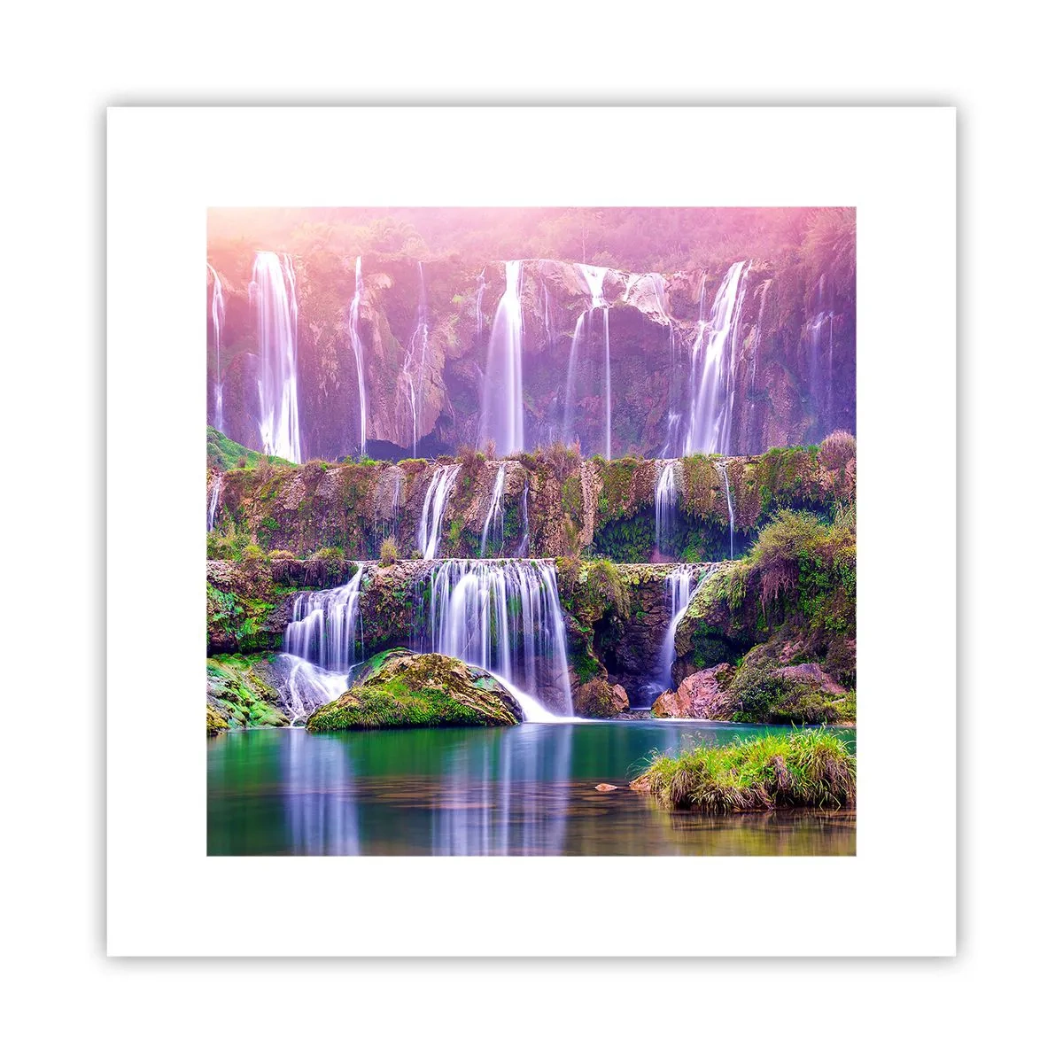 Pôster - Escadas para o céu - 30x30 cm