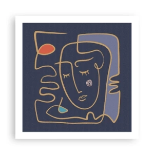 Pôster - Nos pensamentos - 60x60 cm