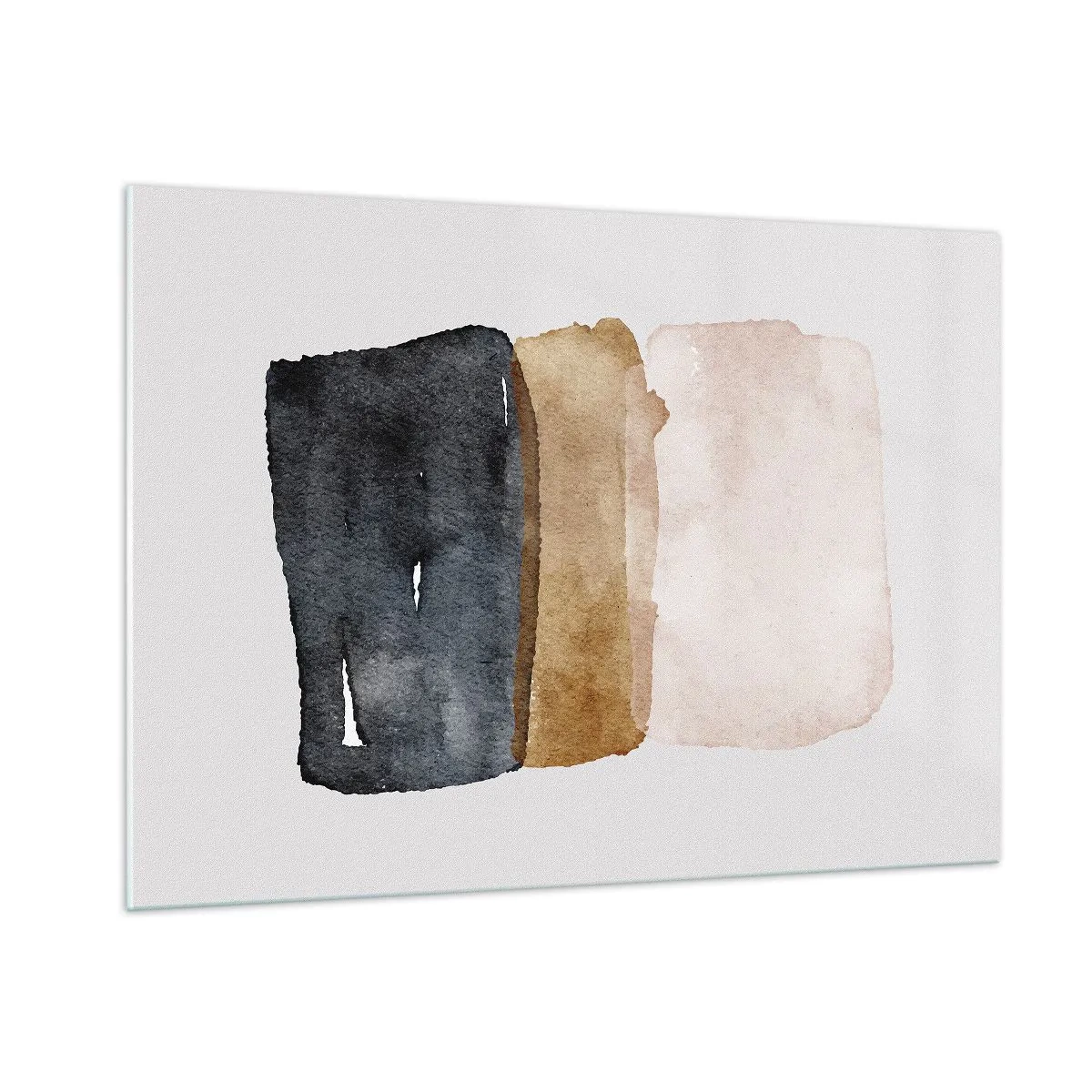 Quadro em vidro - Composição das cores da terra - 100x70 cm